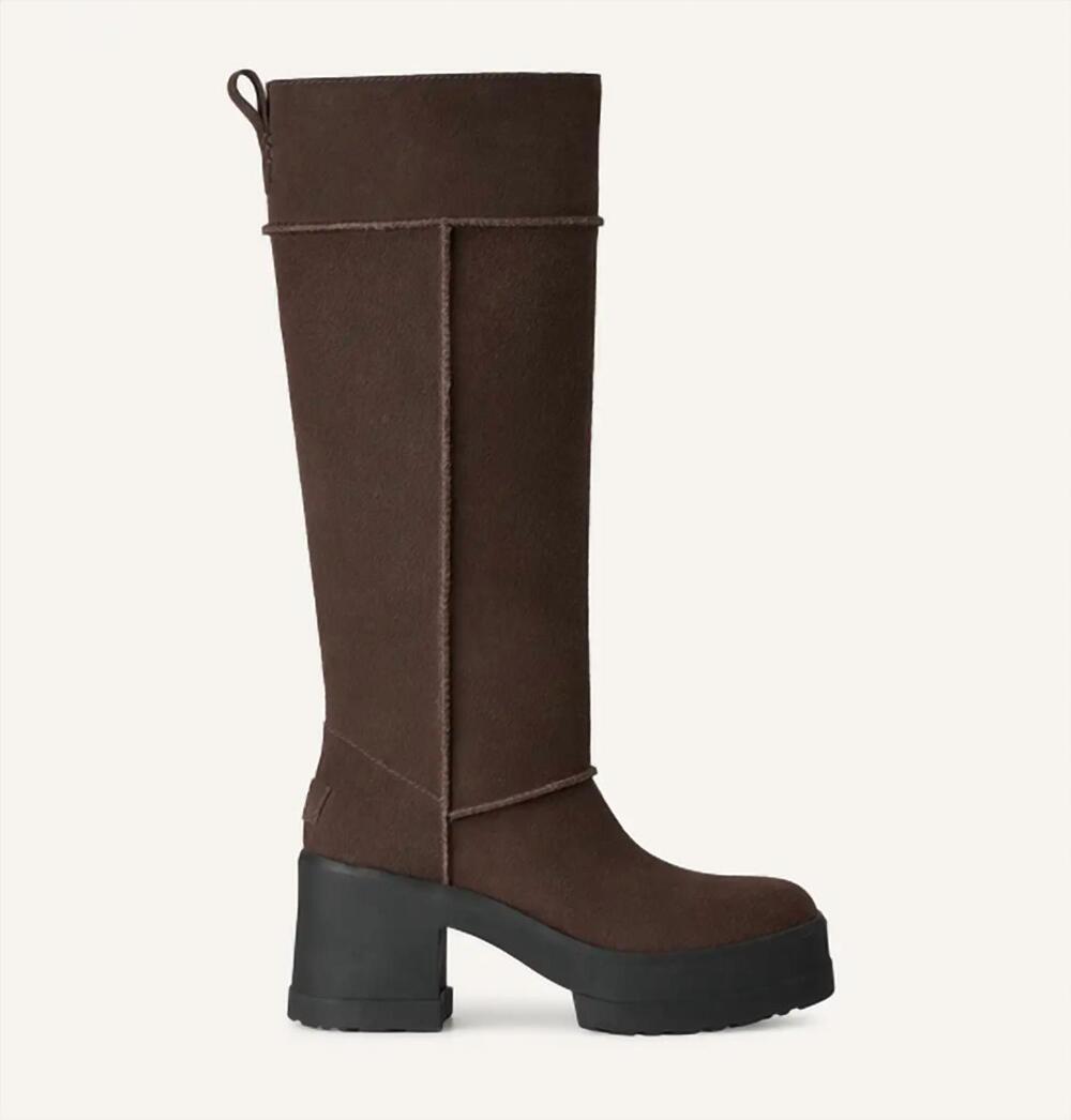 NEW UGG women's moxy knee-high boot in dusted cocoa
